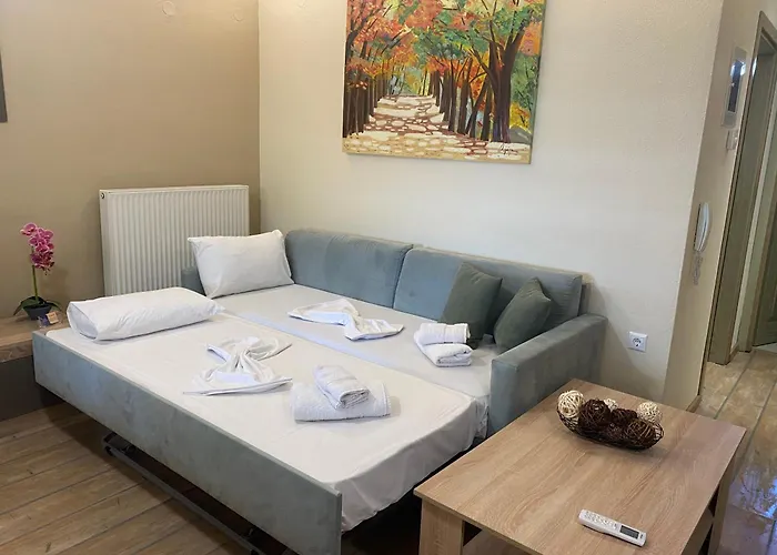 Twinstars With Courtyard And View Apartamento Kalyves Polygyrou